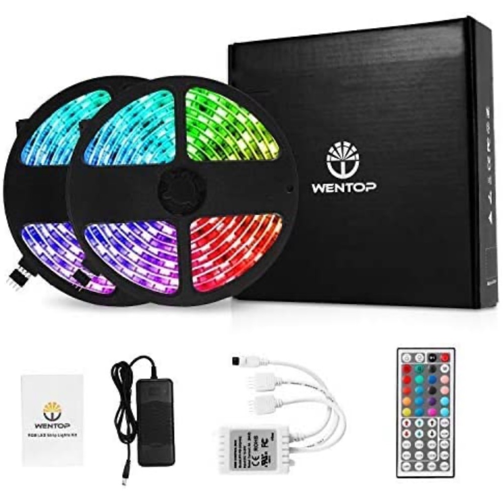 Led Strip Lights 32.8ft for Bedroom with Remote (2 Rolls of 16.4ft)